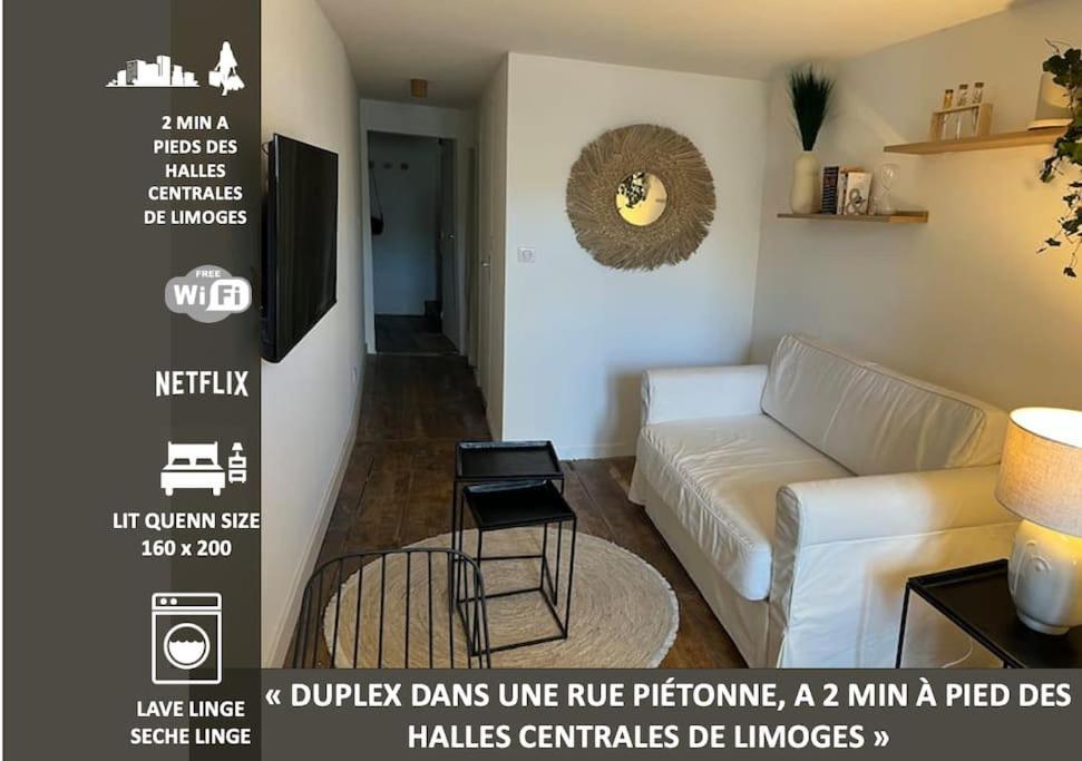 Superbe Duplex Hypercentre Dans Une Rue Pietonne Limoges Kültér fotó